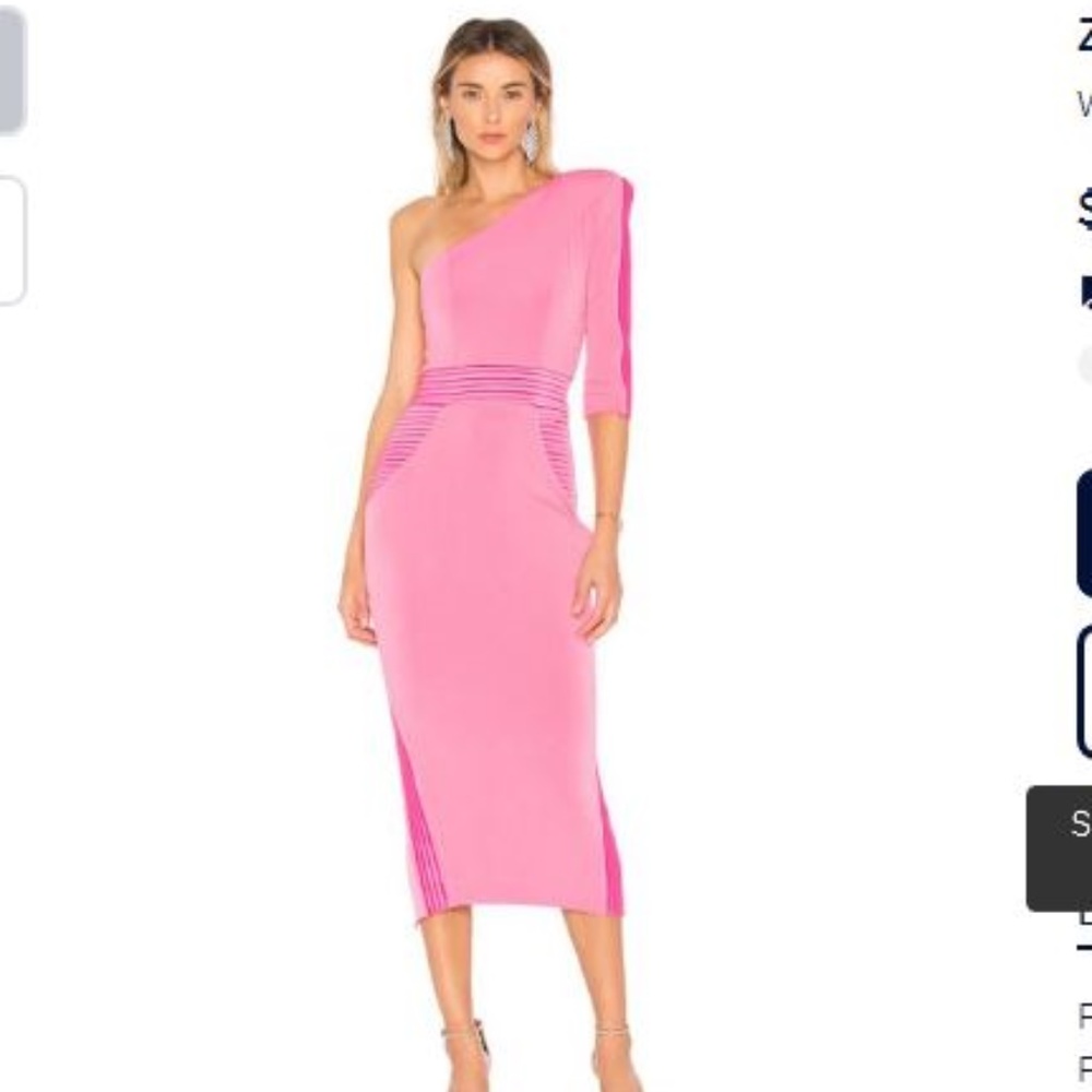 Zhivago Follow Me Dress Hot Pink Dress